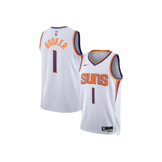 Devin Booker Phoenix Suns Association Stitched NBA Swingman White Jersey