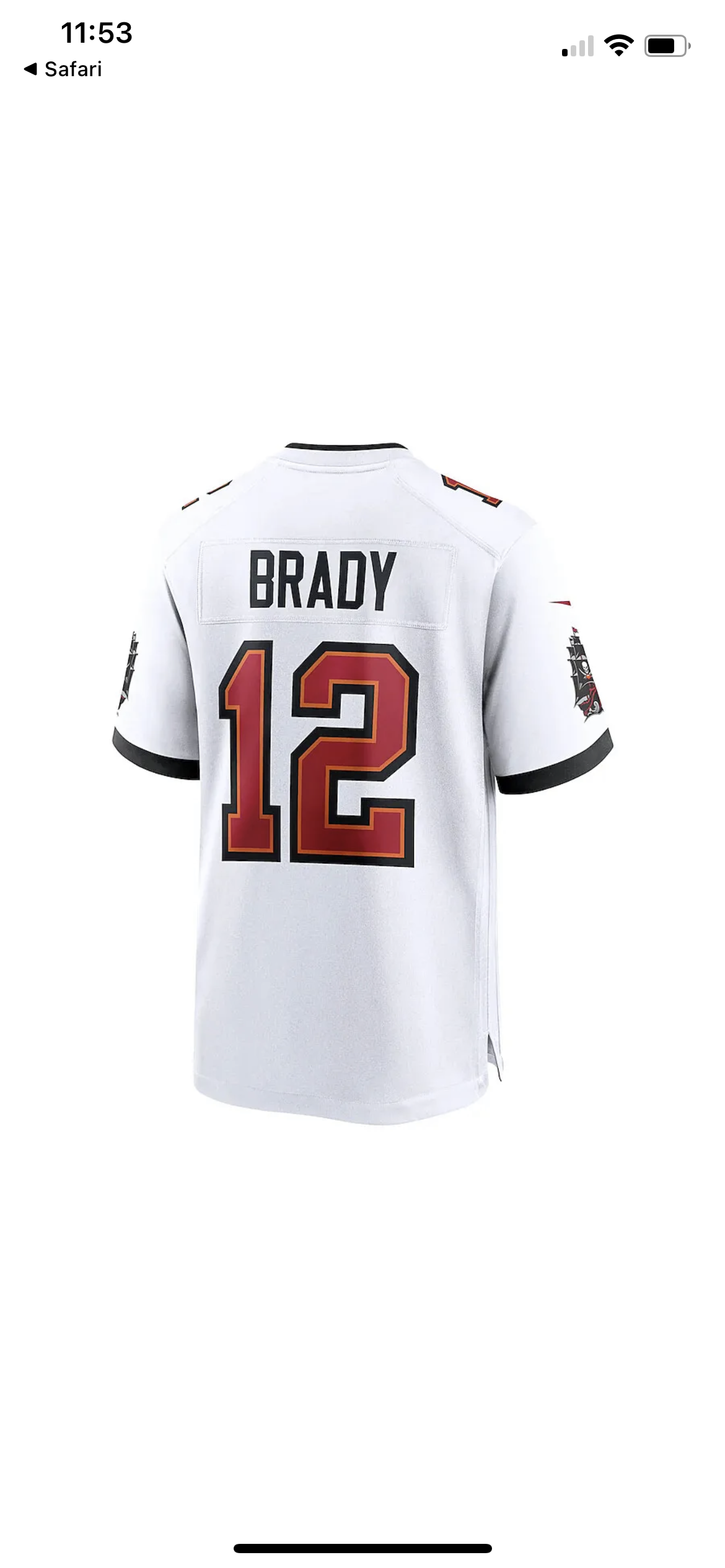 Tom Brady Tampa Bay Buccaneers 2020 Super Bowl LIV Champions NFL Vapor Limited Legends Jersey - White