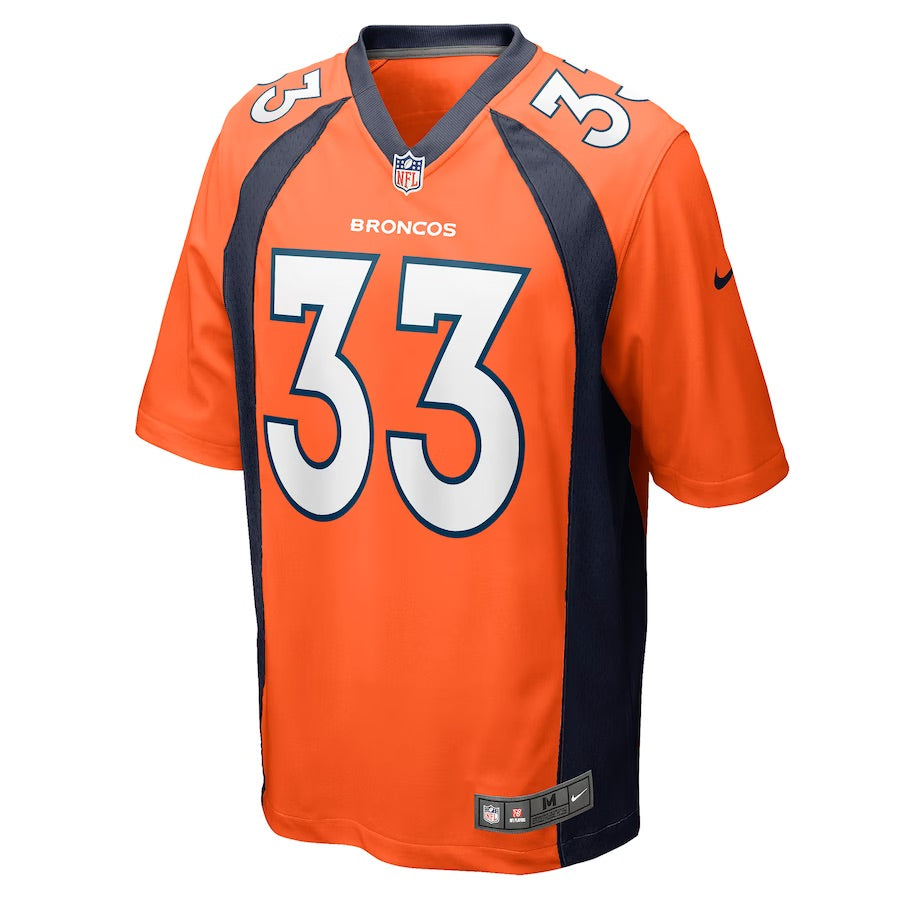 Denver Broncos Javonte Williams Nike Orange Limited Game Jersey