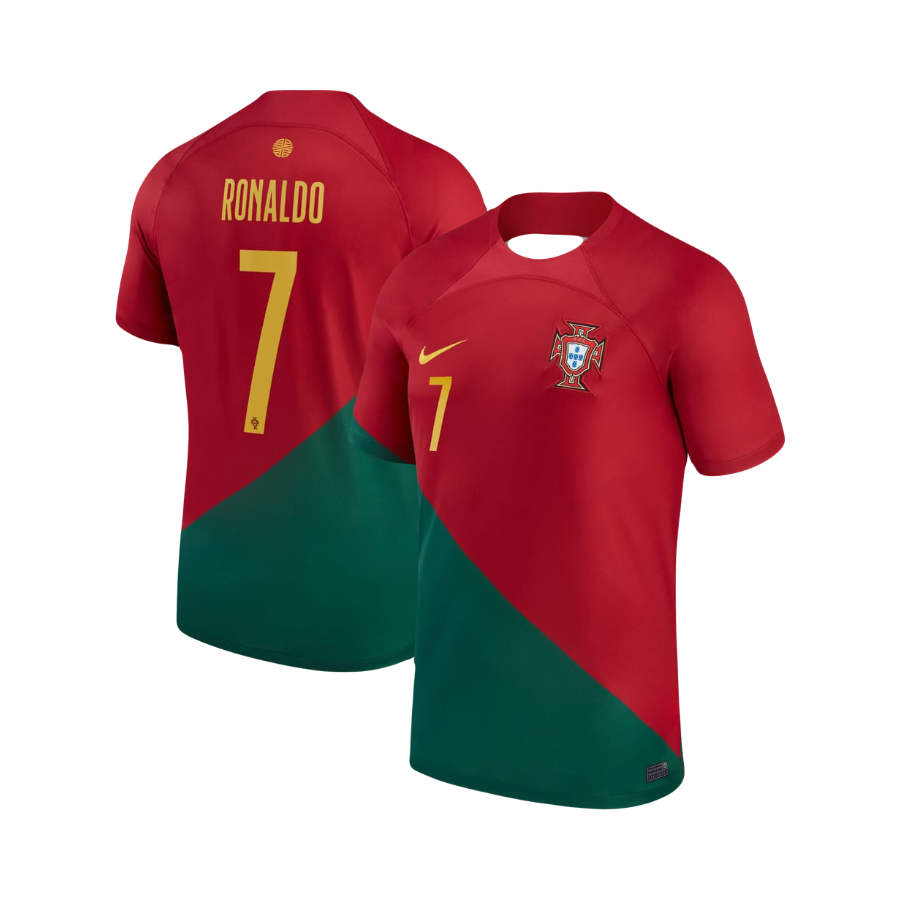 Cristiano Ronaldo 2022 Qatar World Cup Patch Portugal Jersey