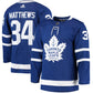 Toronto Maple Leafs Auston Matthews Authentic Adidas NHL Premier Player Home Jersey - Blue