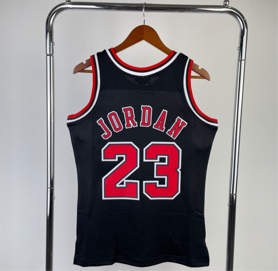 Michael Jordan Chicago Bulls 1997-98 Mitchell & Ness NBA Hardwood Classics Black Jersey