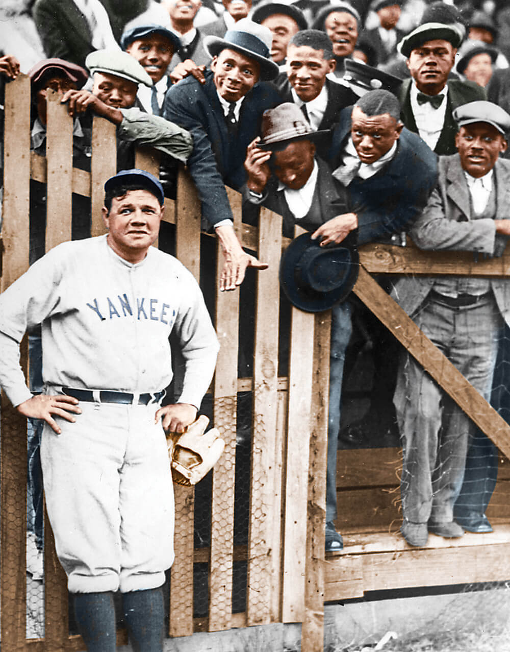 Mitchell & Ness NY Yankees Babe Ruth Authentic 3/4 Long Sleeve