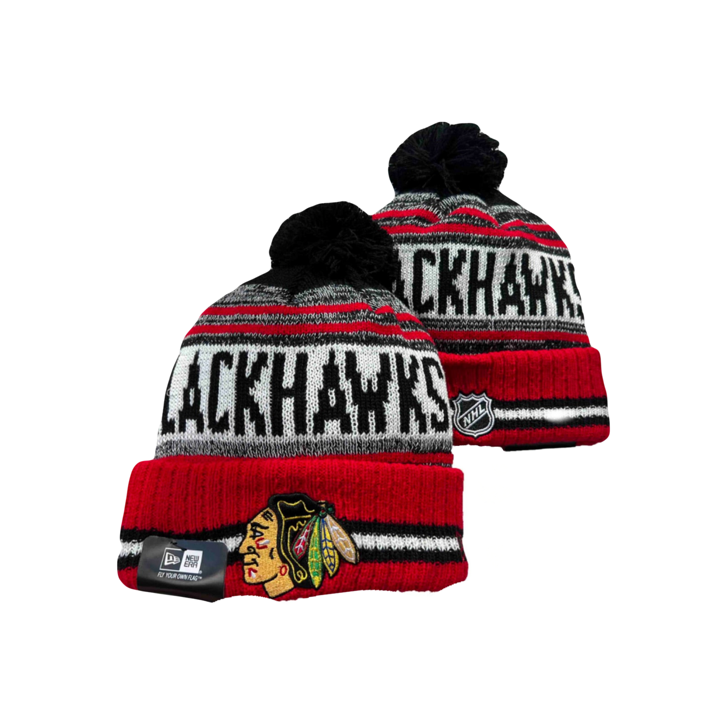Chicago Blackhawks NHL New Era Knit Beanie
