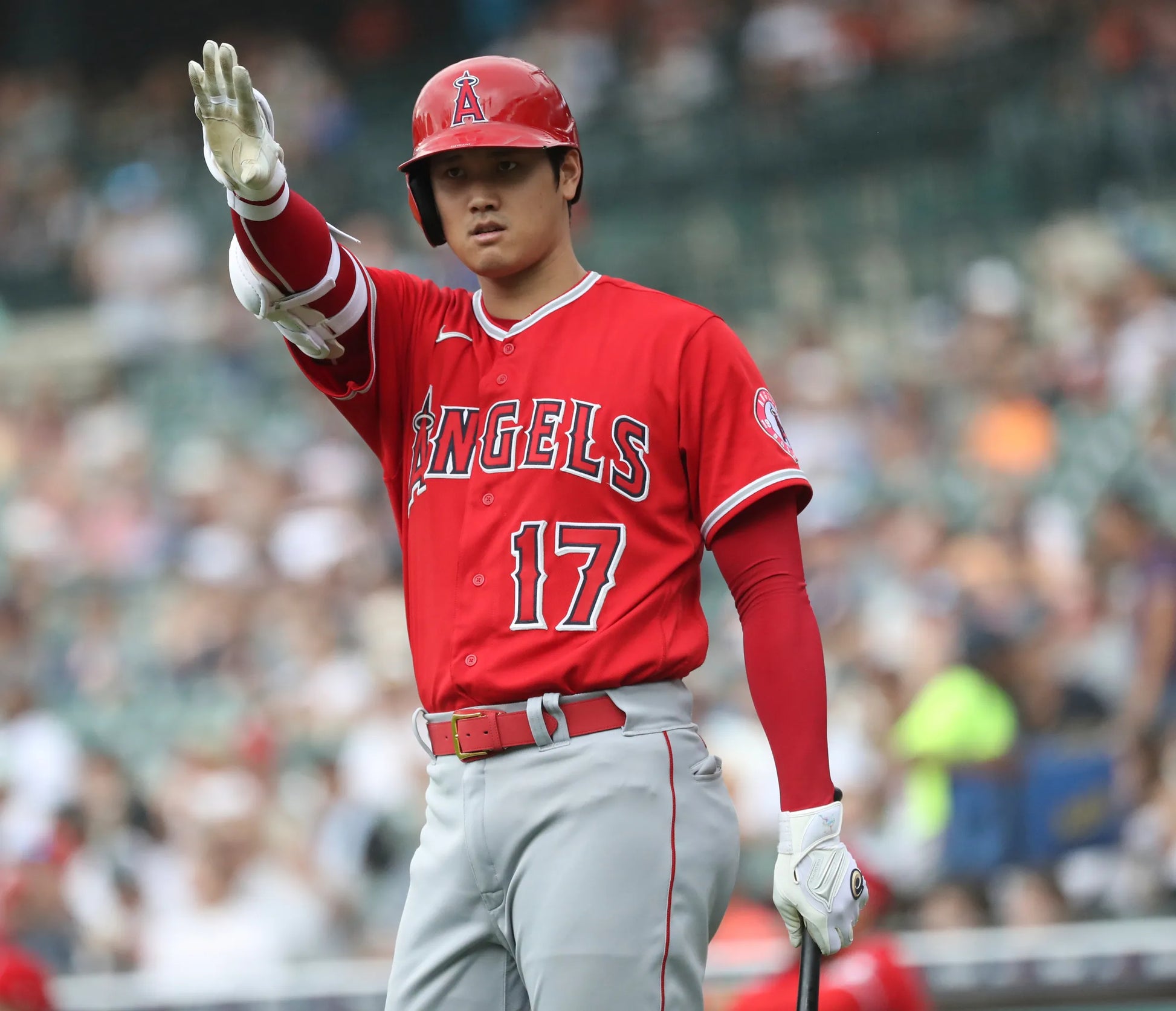 Shohei Ohtani Los Angeles Angels Red Nike Alternate Player Jersey