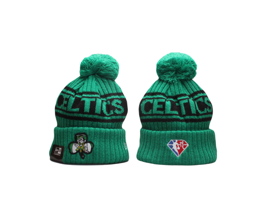 Boston Celtics NBA 75th Year New Era Knit Beanie
