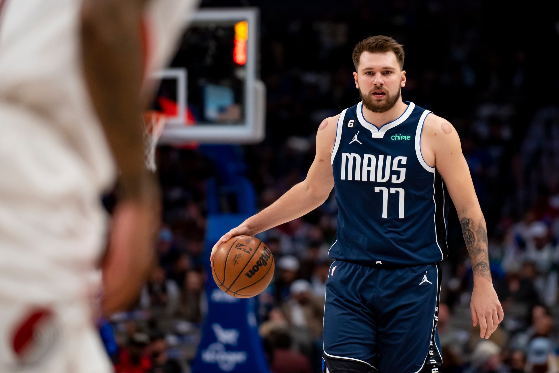 Luka Doncic - Dallas Mavericks - Game-Worn Statement Edition Jersey -  Recorded a 33-Point Double-Double - 1st Half - 2022 NBA Playoffs