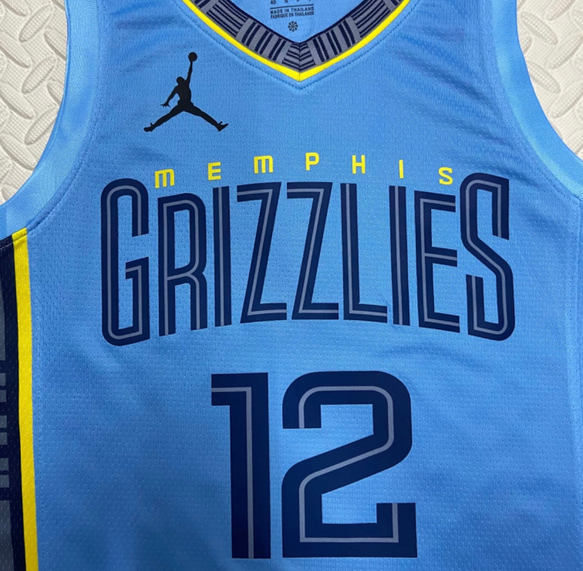 Men's Jordan Brand Ja Morant Light Blue Memphis Grizzlies 2020/21 Swingman  Jersey - Statement Edition