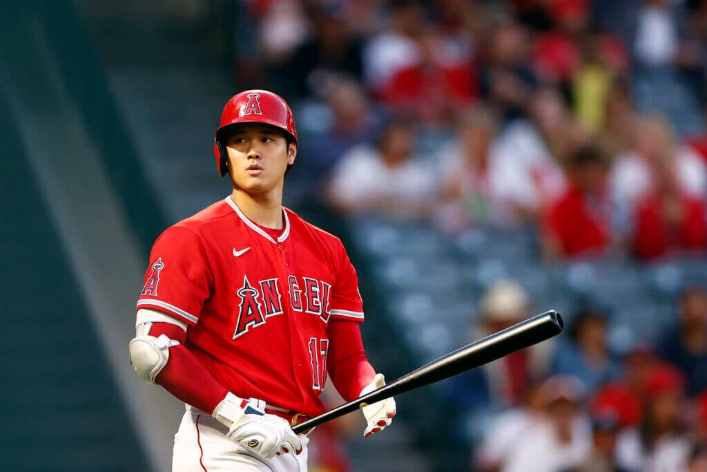 Shohei Ohtani Los Angeles Angels Majestic Alternate Official Cool