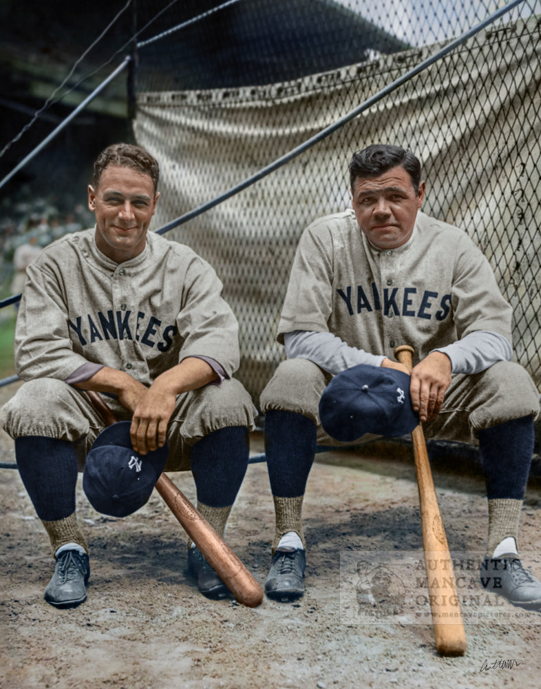 Babe Ruth New York Yankees Mitchell Ness Classic Iconic Gray MLB Jersey
