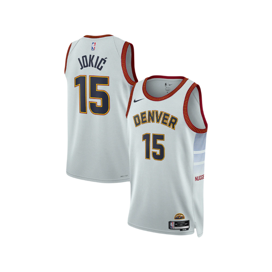 Nikola Jokic Denver Nuggets 2022/23 Nike City Edition NBA Swingman Jersey - White