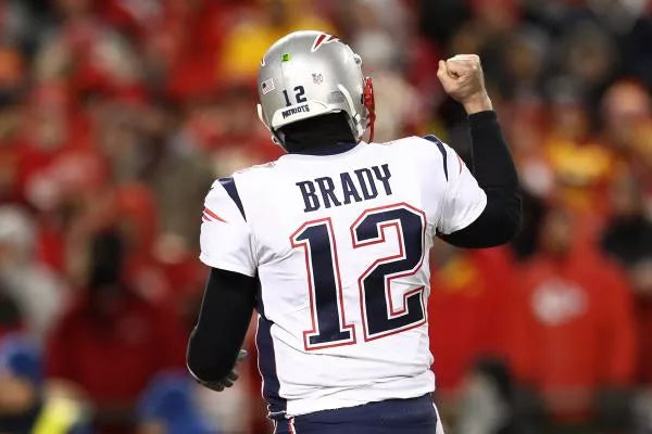 Tom Brady New England Patriots NFL Throwback Classic Iconic Legends Jersey - White