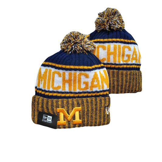 Michigan Wolverines NCAA New Era Knit Beanie