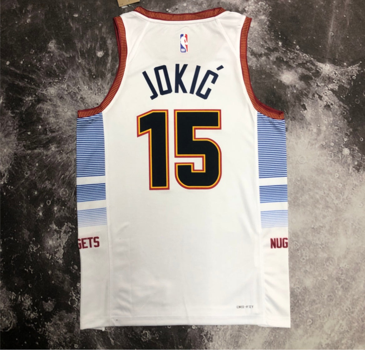 Nikola Jokic Denver Nuggets 2022/23 Nike City Edition NBA Swingman Jersey - White