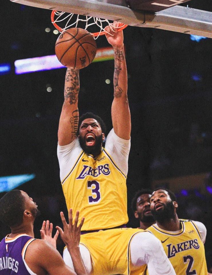Los Angeles Lakers Anthony Davis NBA Swingman Jersey - Icon Edition