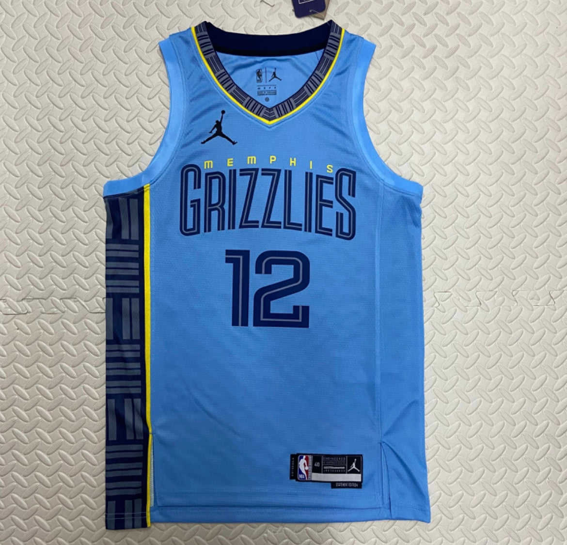 Preschool Jordan Brand Ja Morant Light Blue Memphis Grizzlies 2022/23 Statement Edition Jersey