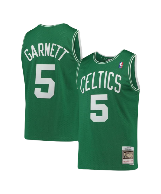 Boston Celtics Kevin Garnett 2007-08 Mitchell & Ness Hardwood Classic Iconic Green Jersey