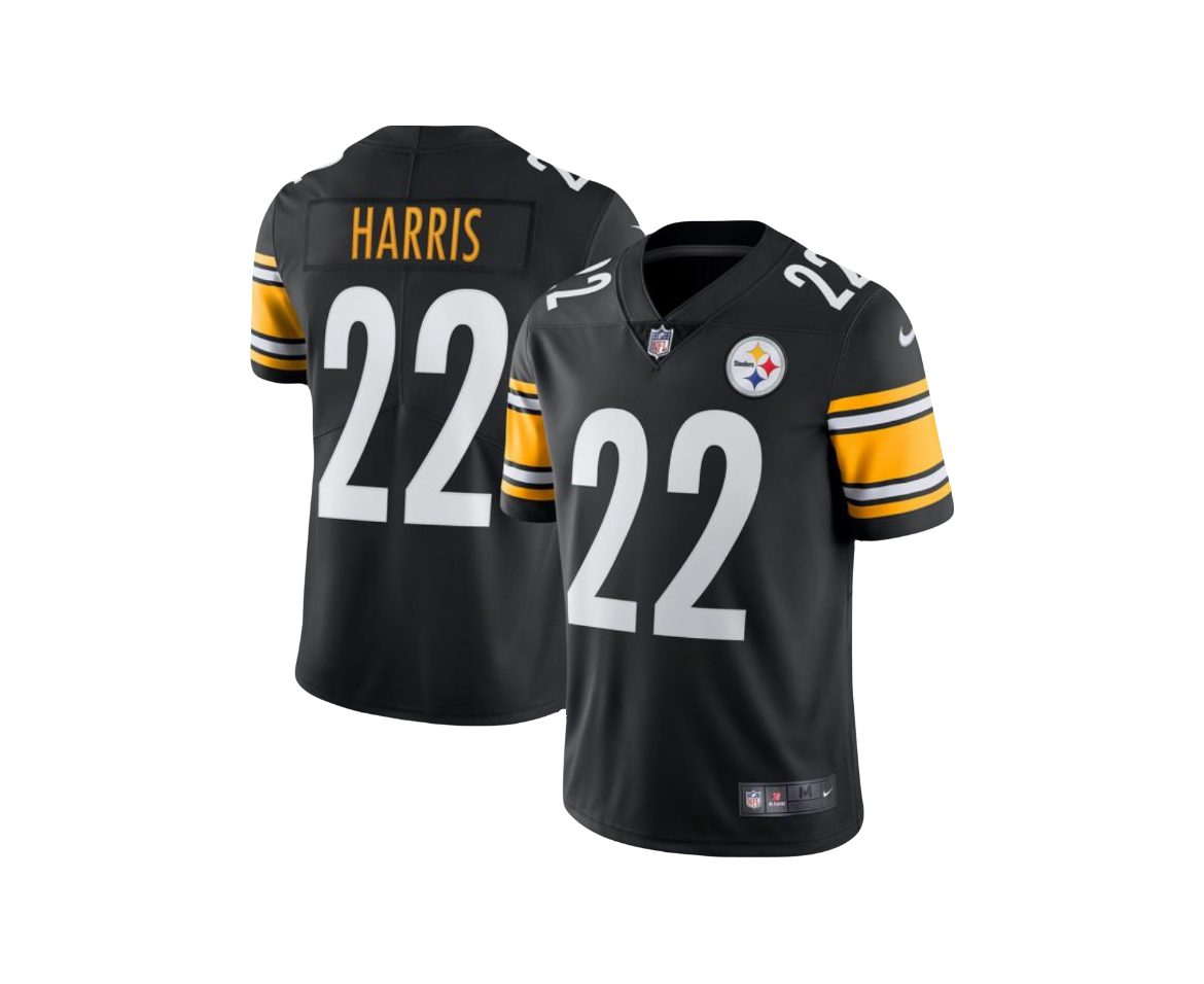 Nike NFL Pittsburgh Steelers Atmosphere (Najee Harris) Men's Fashion Football Jersey - Grey M