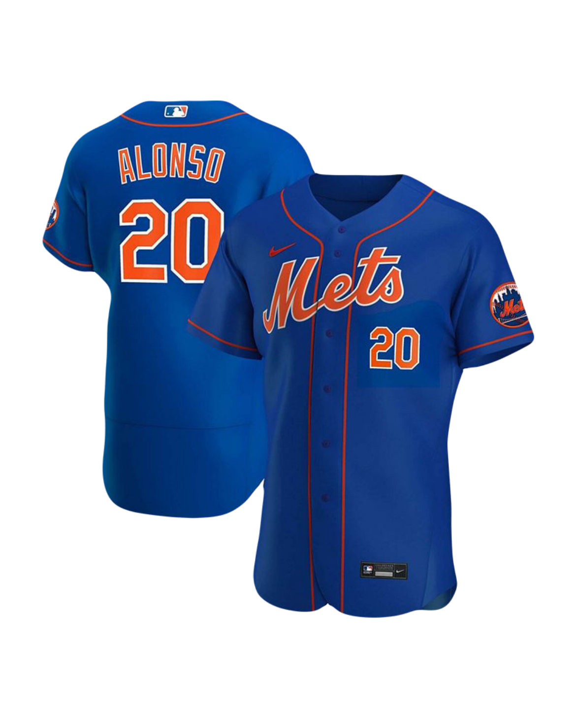 New York Mets Pete Alonso MLB Nike Blue Alternate Premier Player Jersey