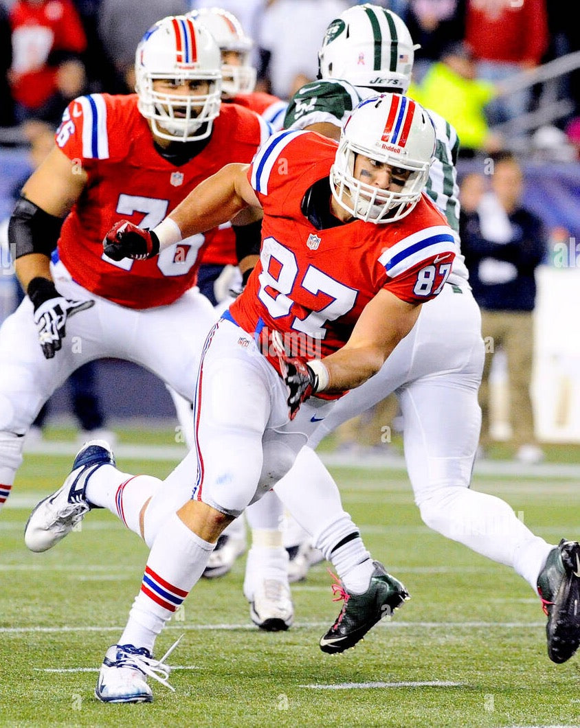 Rob gronkowski red clearance throwback jersey